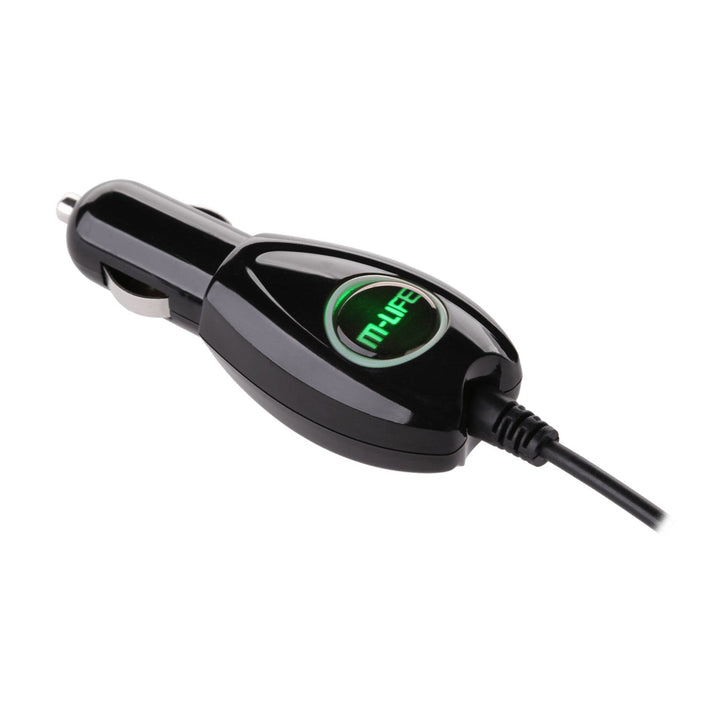 MicroUSB-billader til bil 800 mAh M-Life spiralformet kabel