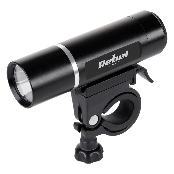 URZ0015 cykellygtsæt, foran 1x LED 3W + bag 3x LED, batteridrevet Rebel