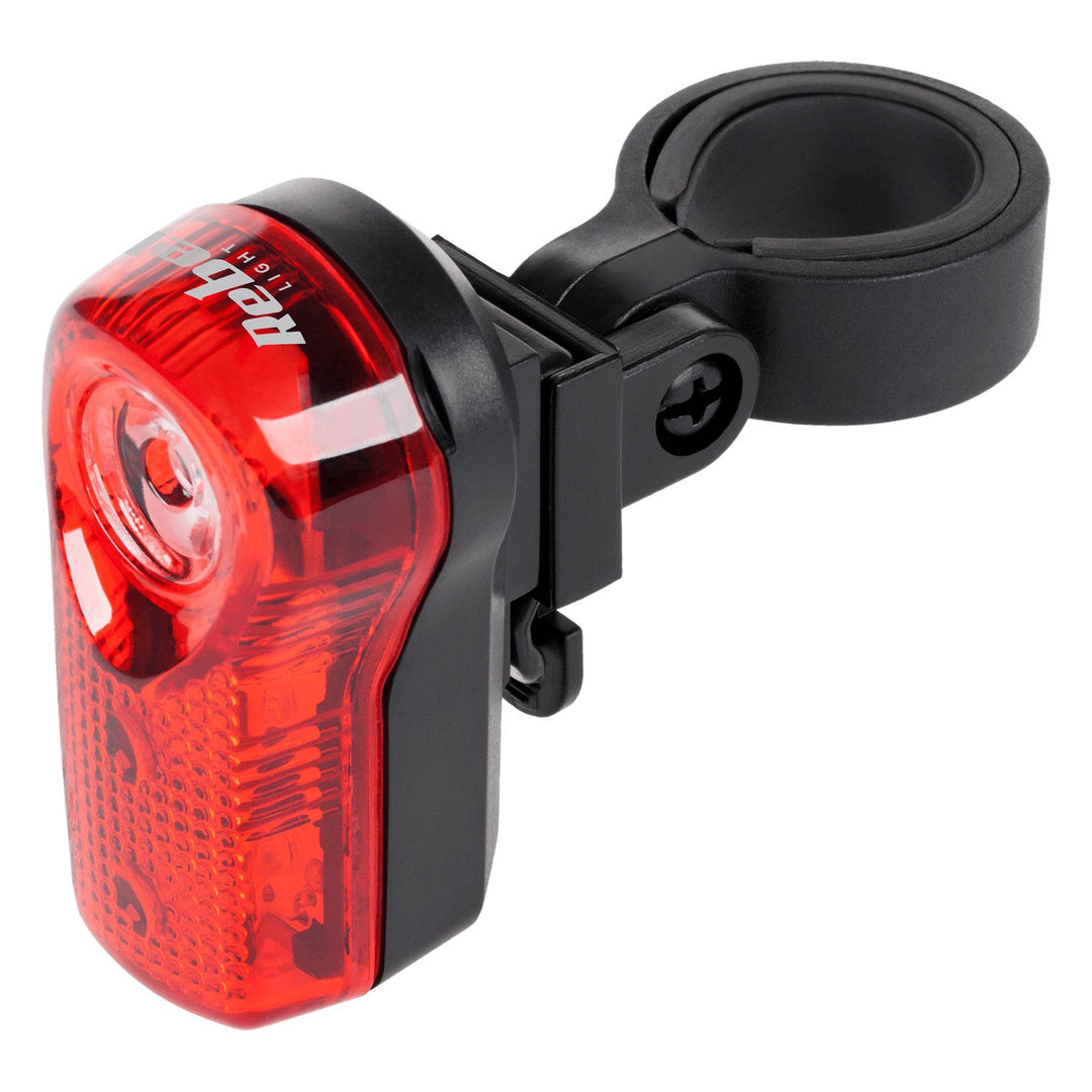 URZ0015 cykellygtsæt, foran 1x LED 3W + bag 3x LED, batteridrevet Rebel