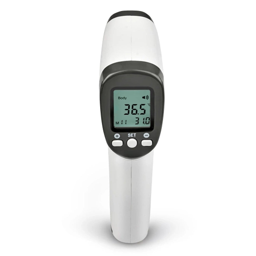 Tech-Med berøringsfri termometer, LCD-display, hukommelse til 32 resultater, TM-F03BB