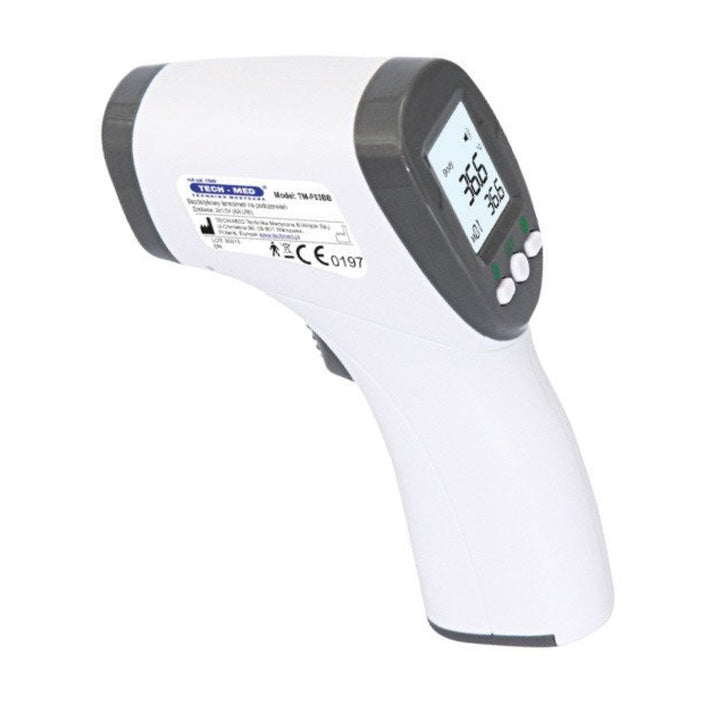 Tech-Med berøringsfri termometer, LCD-display, hukommelse til 32 resultater, TM-F03BB