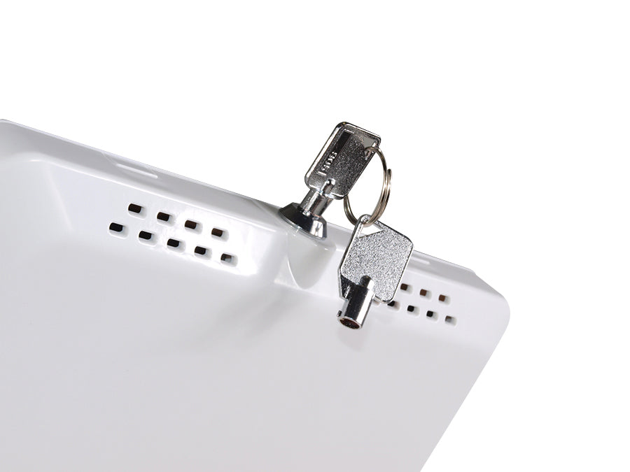 Maclean reklameholder til tablet, gulvmodel med lås, universal, 9,7"-10,1", MC-645