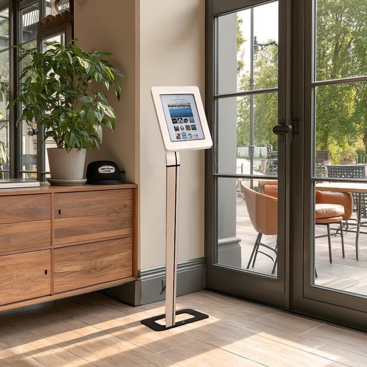 Maclean reklameholder til tablet, gulvmodel med lås, universal, 9,7"-10,1", MC-645