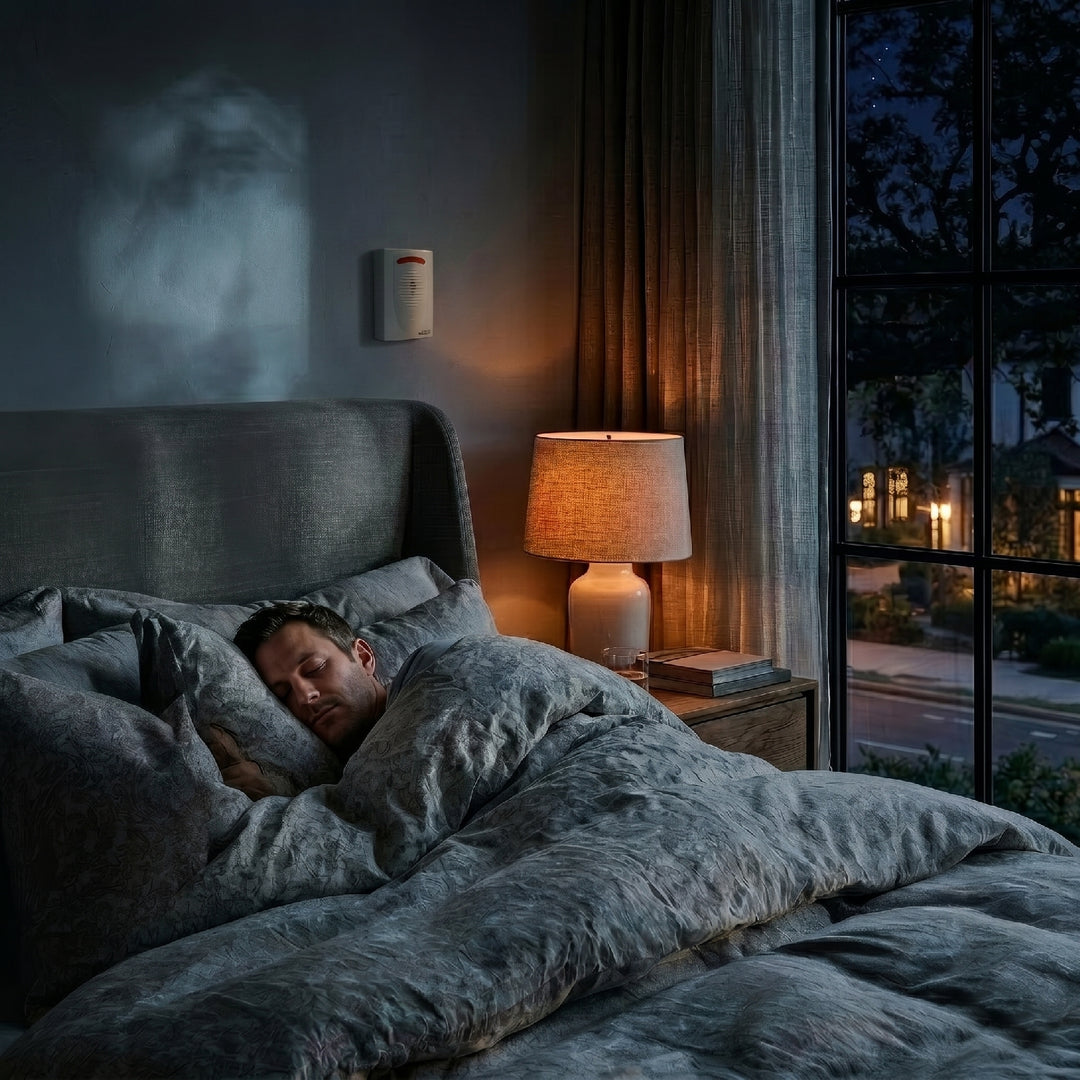 Original trådløs mini-alarm GB3400, IP44, op til 120 m