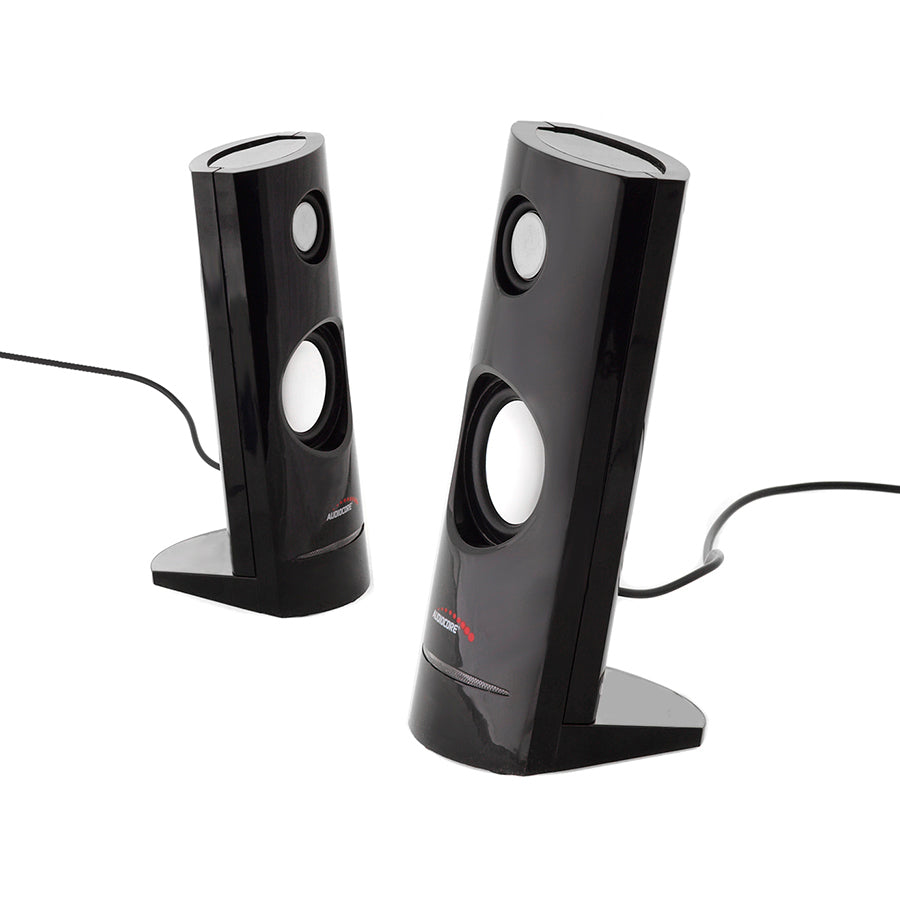 Computerhøjttalere 8W USB-strømforsyning Black Audiocore AC860