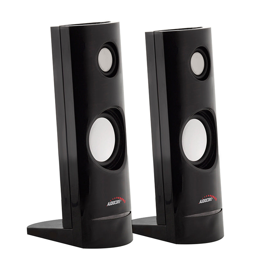 Computerhøjttalere 8W USB-strømforsyning Black Audiocore AC860