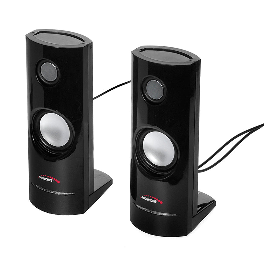 Computerhøjttalere 8W USB-strømforsyning Black Audiocore AC860
