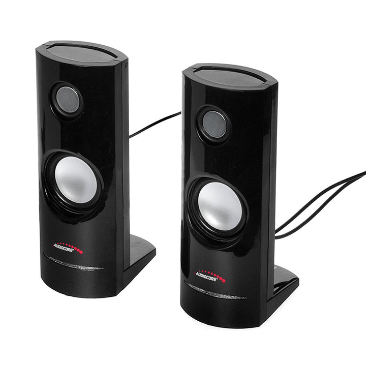Computerhøjttalere 8W USB-strømforsyning Black Audiocore AC860