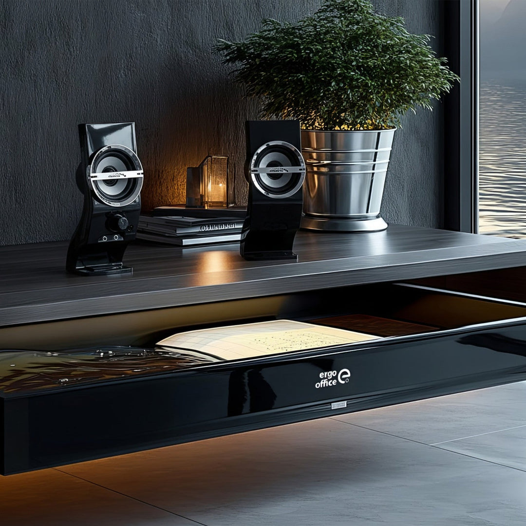 Audiocore 6W computerhøjttalere, USB, sort, AC805