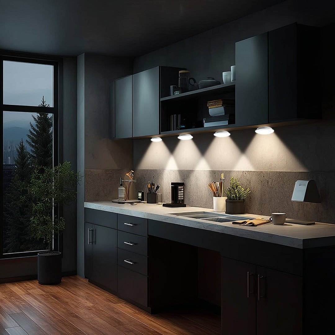 Maclean 6 LED-lampe, sæt med fjernbetjening, batteridrevet, 3xAAA, MCE165