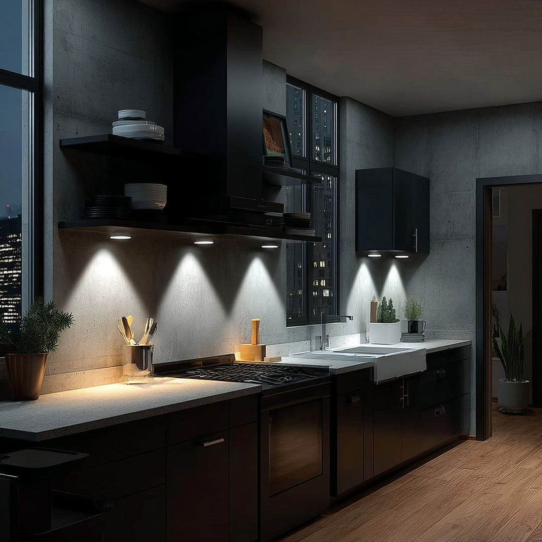 Maclean 6 LED-lampe, sæt med fjernbetjening, batteridrevet, 3xAAA, MCE165