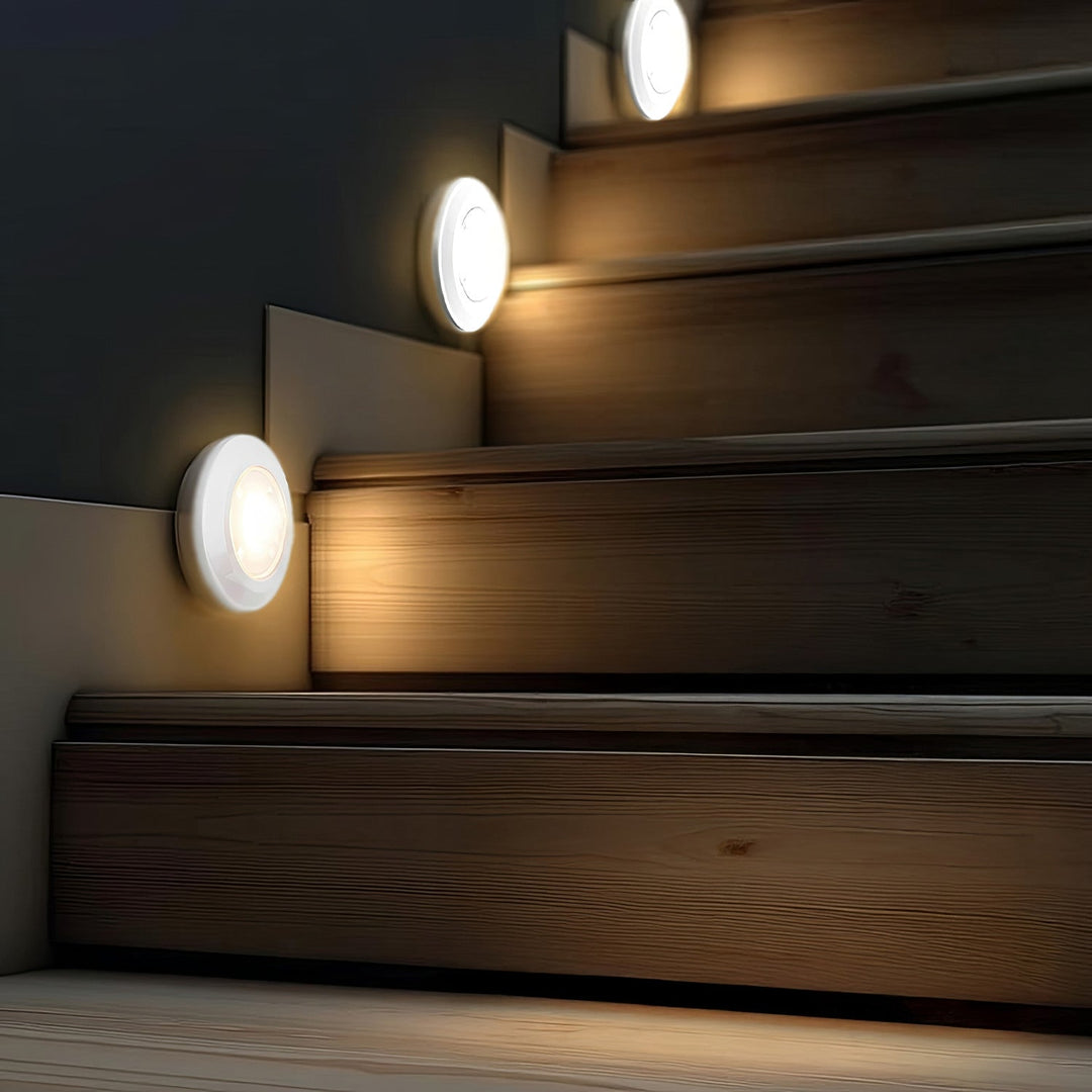 Maclean 6 LED-lampe, sæt med fjernbetjening, batteridrevet, 3xAAA, MCE165