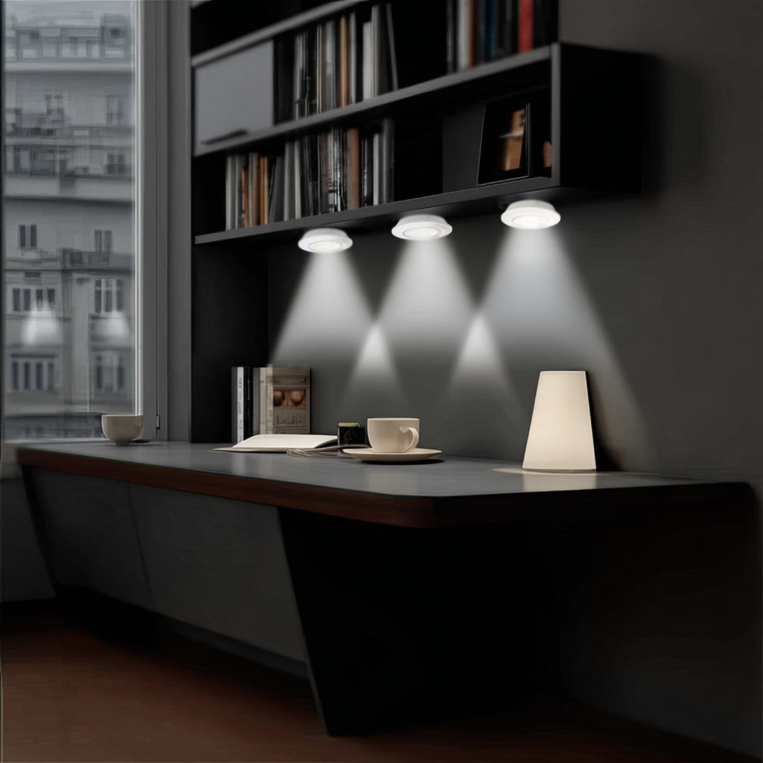 Maclean 6 LED-lampe, sæt med fjernbetjening, batteridrevet, 3xAAA, MCE165