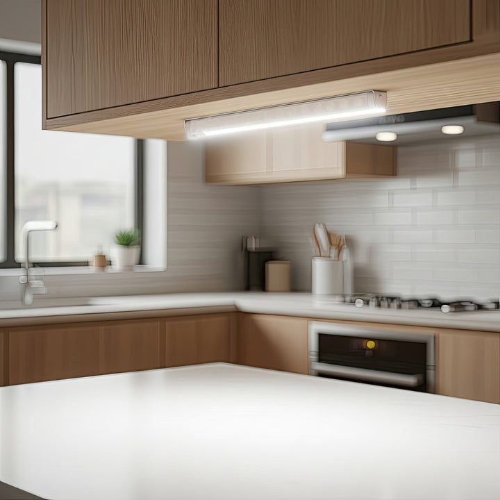 Maclean LED-køkkenlampe, underskabslampe 9 SMD, batteridrevet, PIR-sensor on/off, MCE166