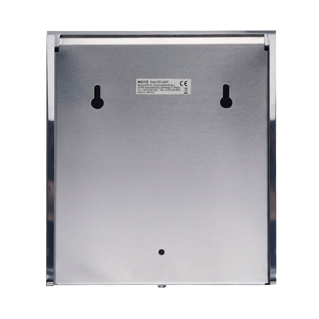 Solcellelampe med LED-husnummer Maclean Energy MCE172
