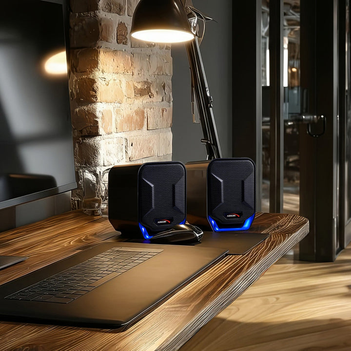 6W USB-computerspeakers Blue&Black Audiocore AC865 B
