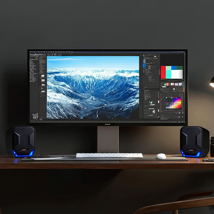 6W USB-computerspeakers Blue&Black Audiocore AC865 B