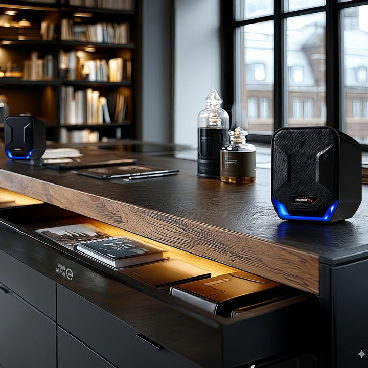 6W USB-computerspeakers Blue&Black Audiocore AC865 B
