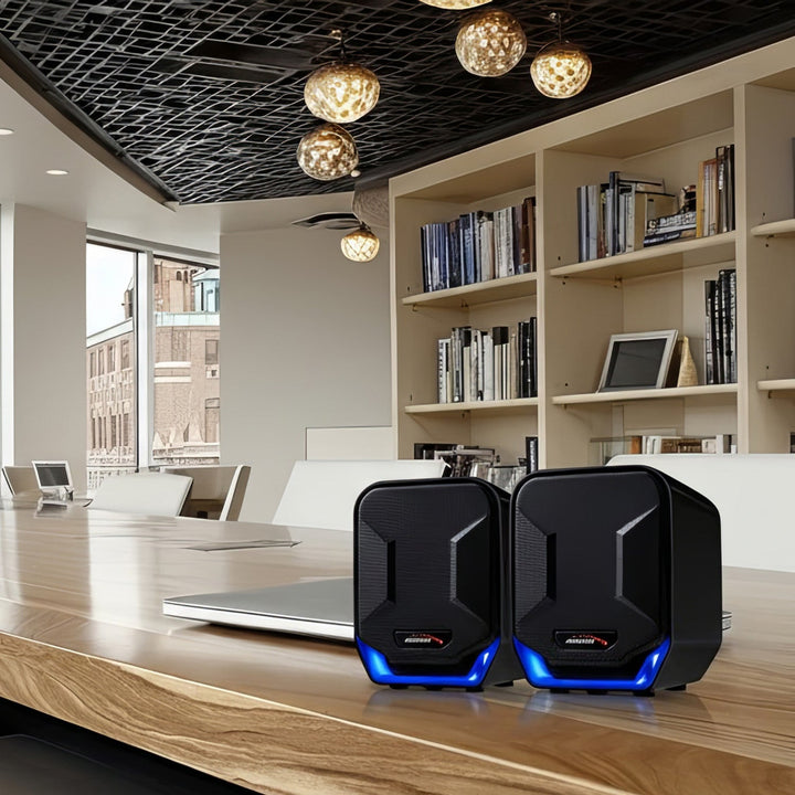6W USB-computerspeakers Blue&Black Audiocore AC865 B