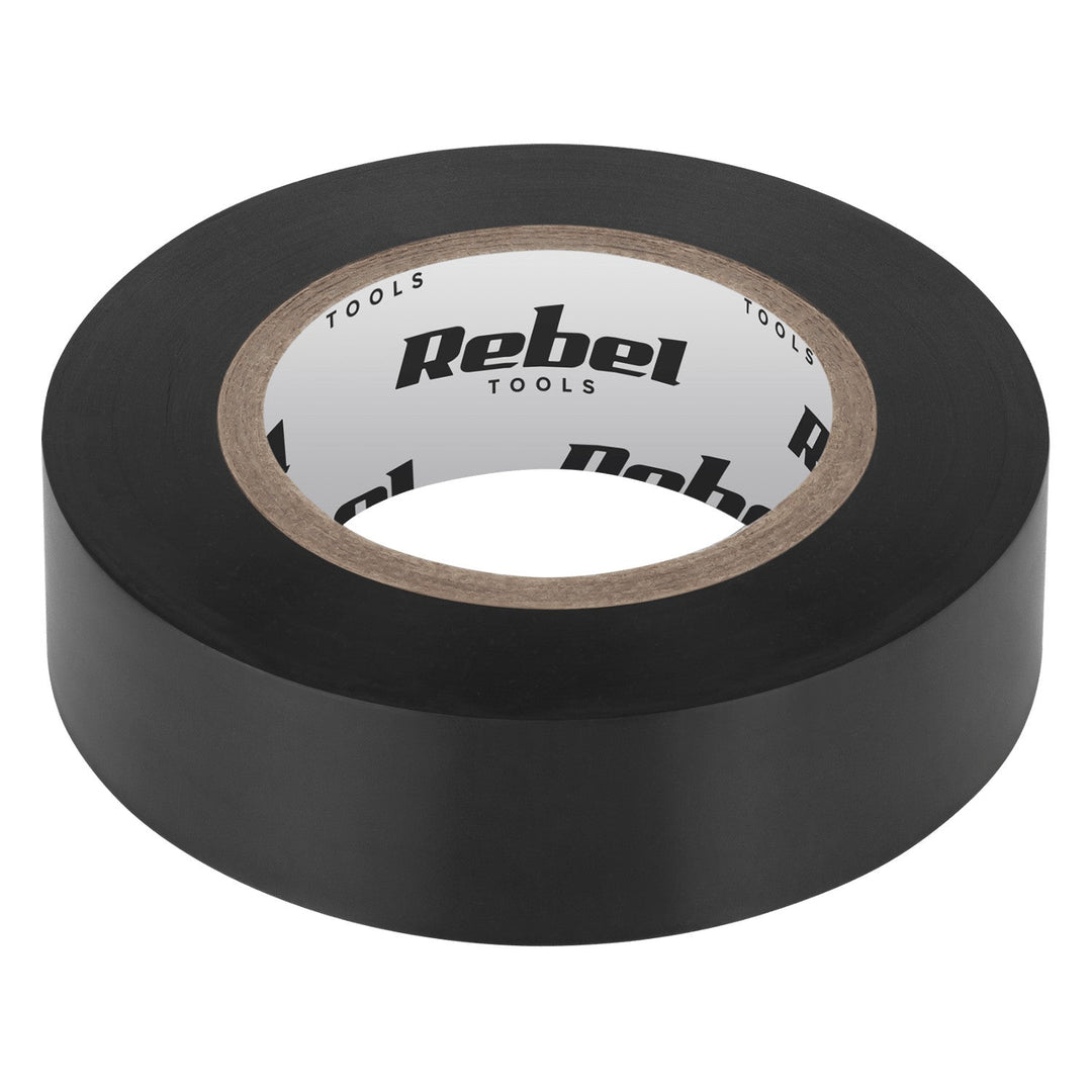 REBEL isolerende tape (0,13 mm x 19 mm x 10 yd) sort