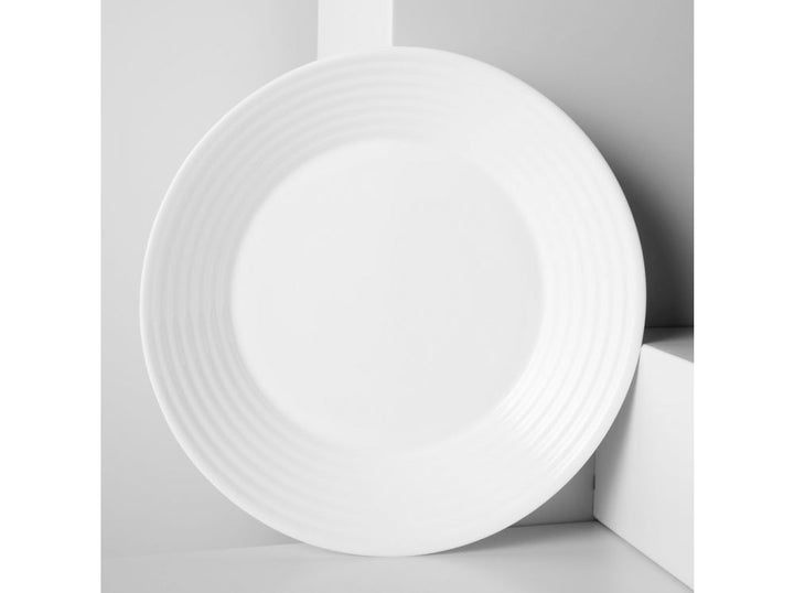 Rund middagstallerken 25 cm Luminarc Harena hvid