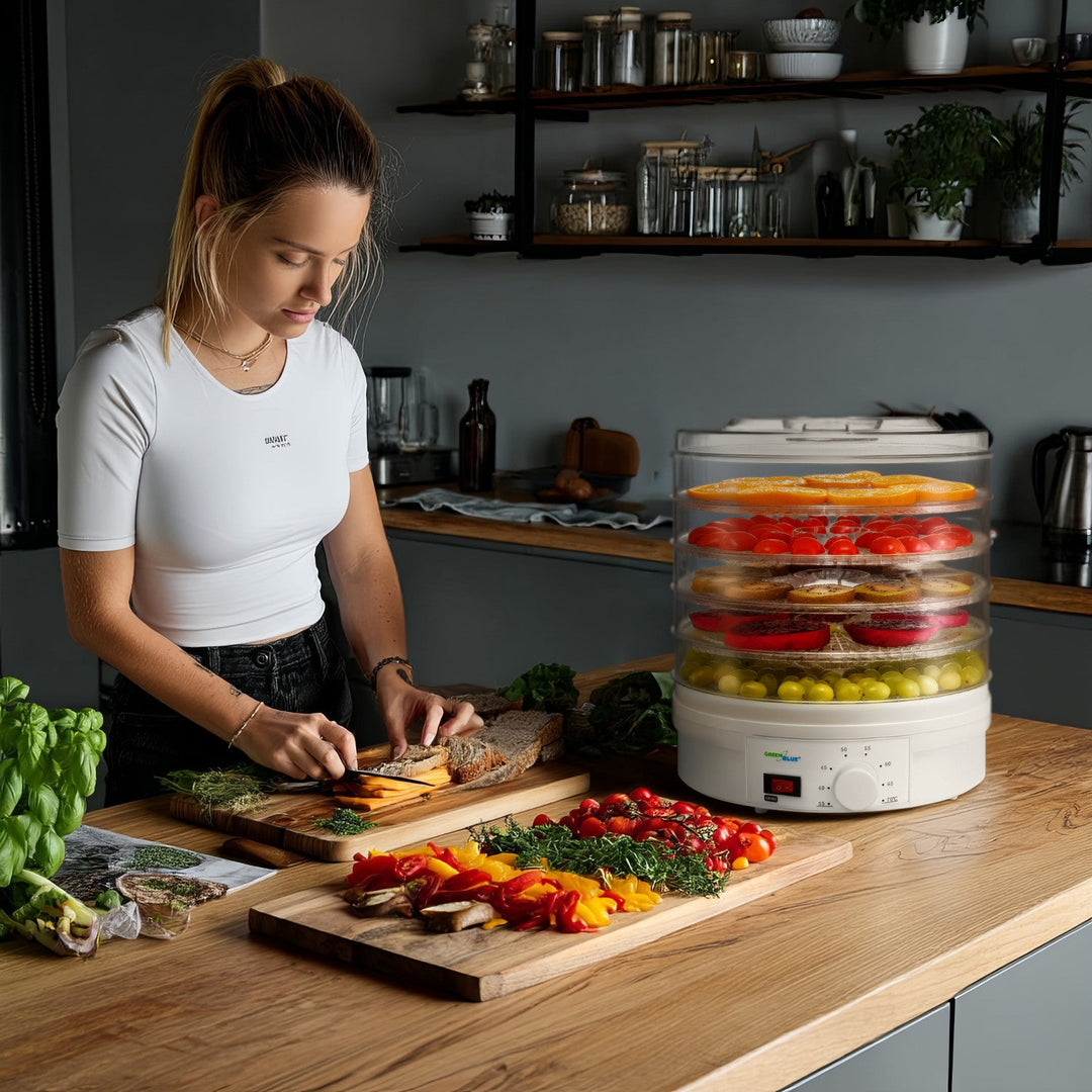 Tørretumbler til svampe, grøntsager og frugt GreenBlue GB190