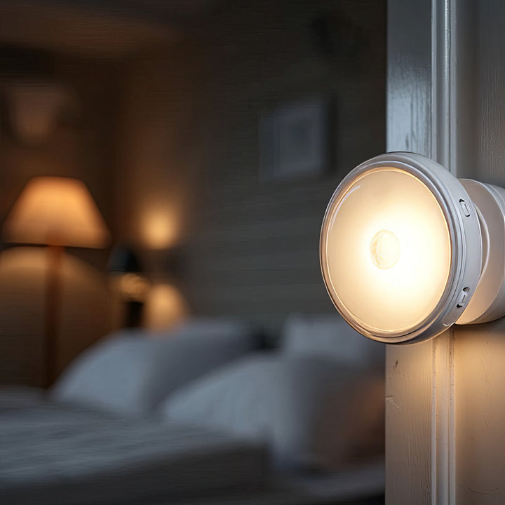 Lampe 11 LED-lampe med bevægelsessensor, batteridrevet, magnet
