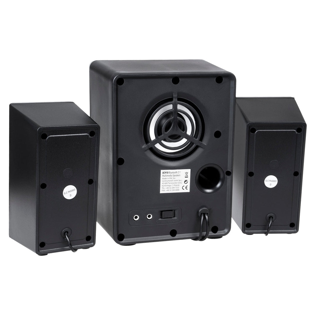 Audiocore AC910 Bluetooth 2.1 højttalersæt FM-radio, TF-kortindgang, AUX, USB-strømforsyning