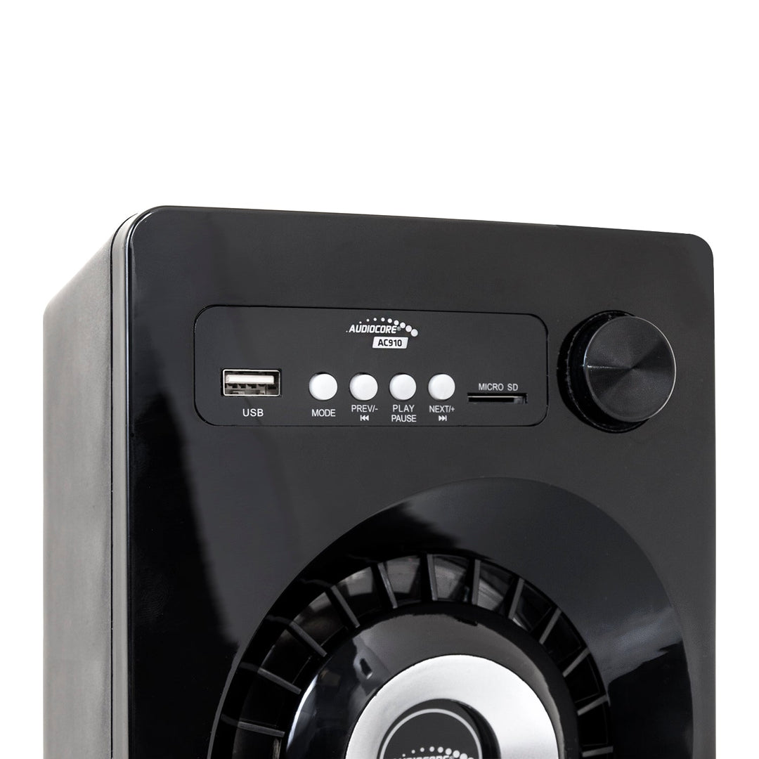 Audiocore AC910 Bluetooth 2.1 højttalersæt FM-radio, TF-kortindgang, AUX, USB-strømforsyning