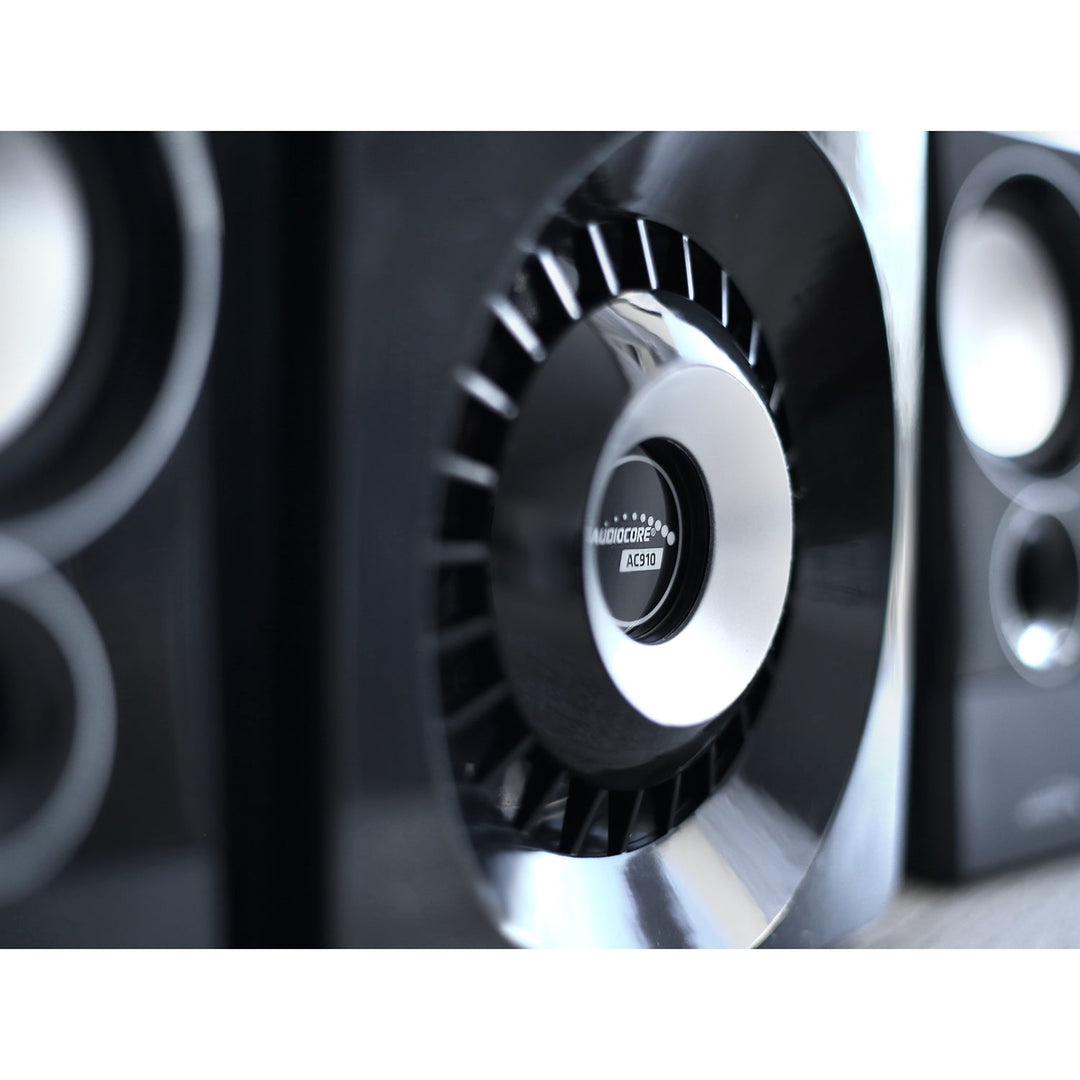 Audiocore AC910 Bluetooth 2.1 højttalersæt FM-radio, TF-kortindgang, AUX, USB-strømforsyning