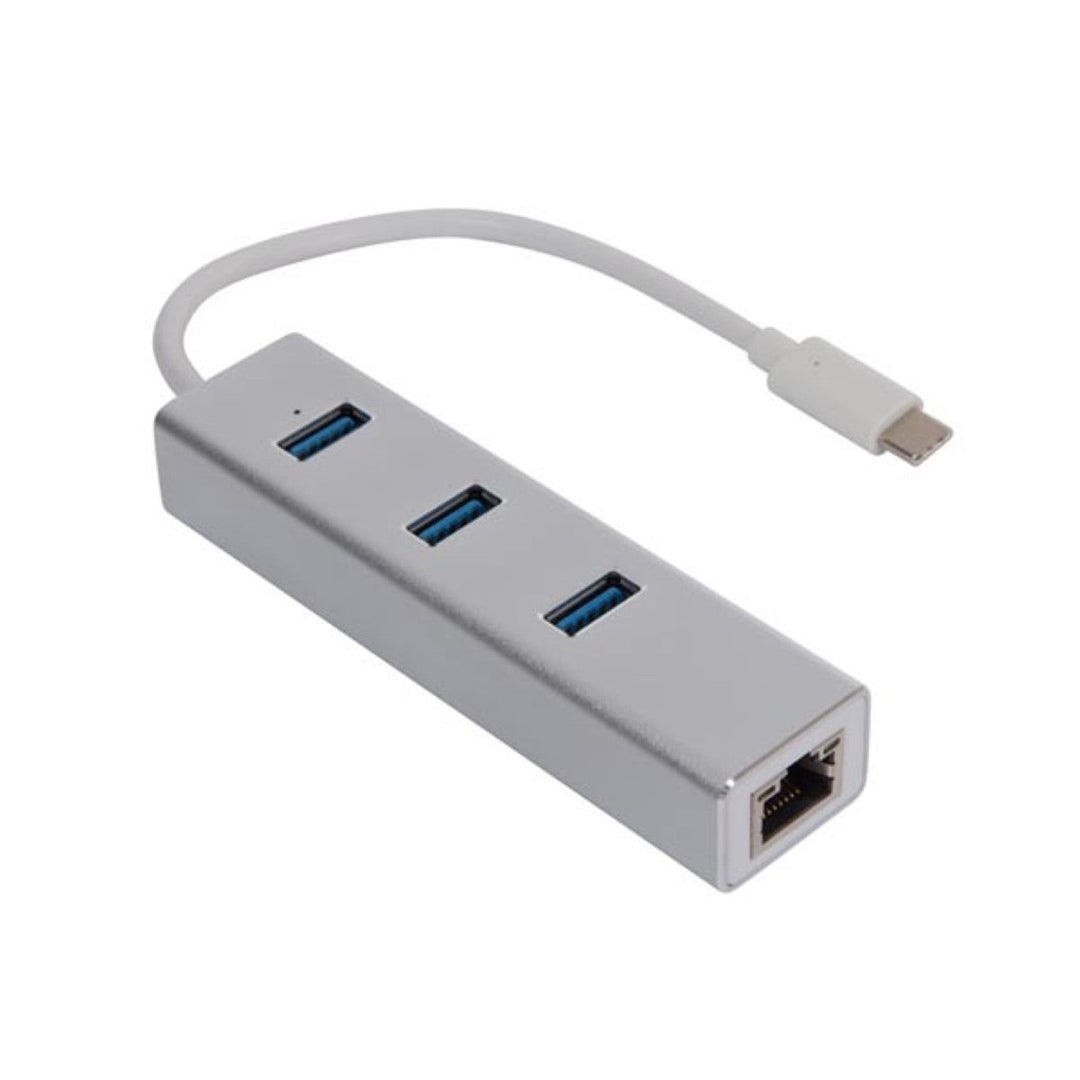 USB-C til Gigabit Ethernet-adapter til hurtig netværksforbindelse Velleman PCMP202