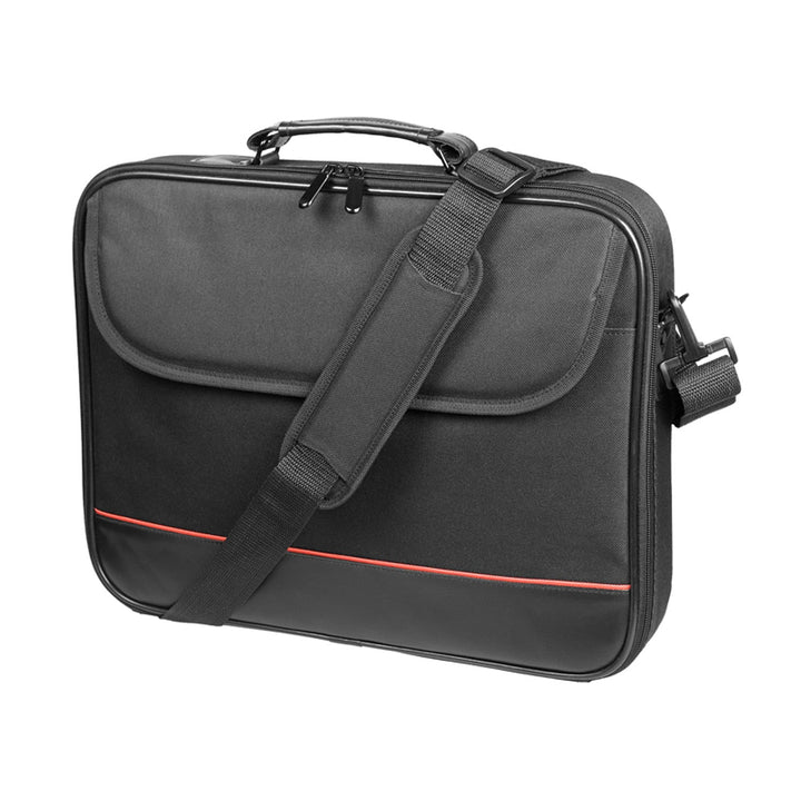 17'' Tracer-notebooktaske, udvendig lomme med velcrolukning, tovejs lynlås, Straight