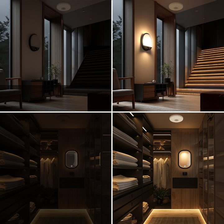 PIR-bevægelsessensor til loft Maclean Energy MCE231 max 100W (LED) rækkevidde 6m