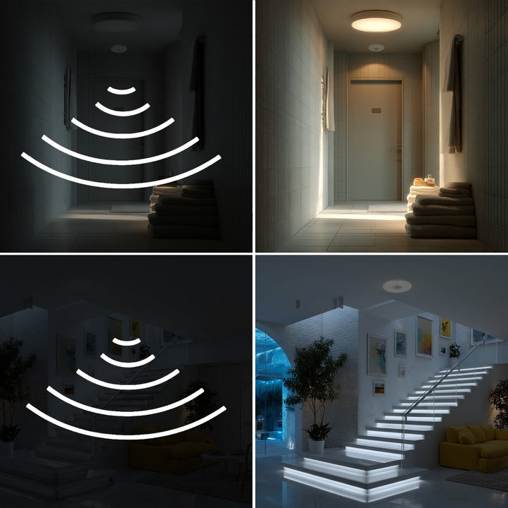 PIR-bevægelsessensor til loft Maclean Energy MCE231 max 100W (LED) rækkevidde 6m