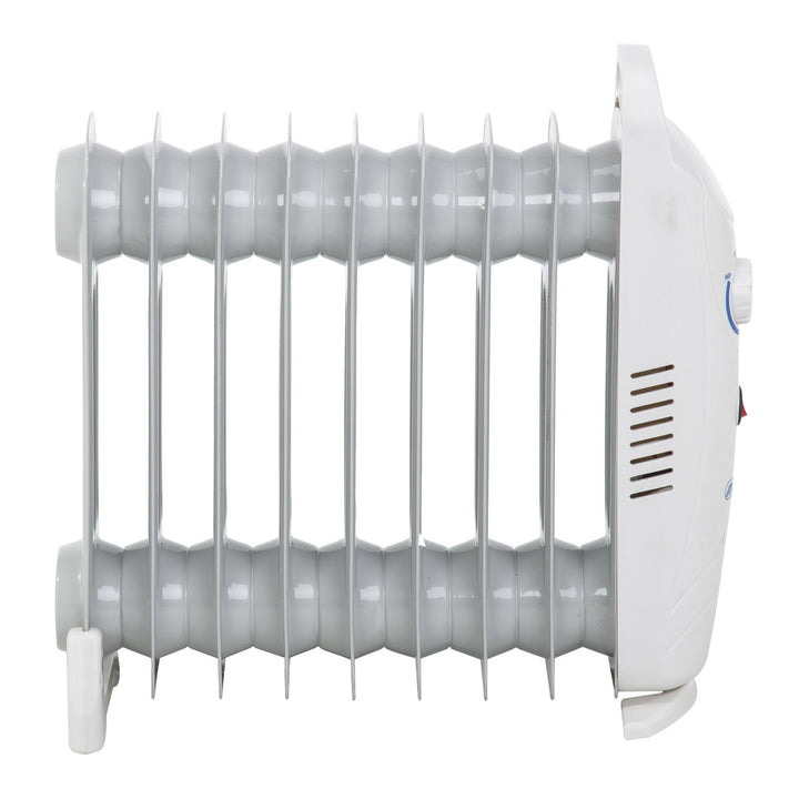 Mesko olieradiator, 9 ribber, 1000 W, temperaturregulering, grå, MS 7805