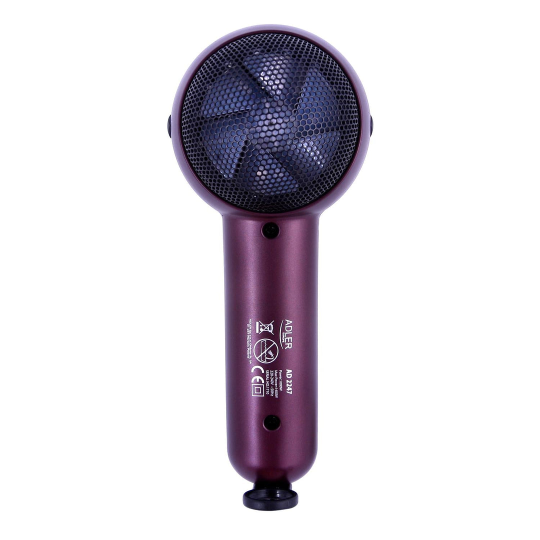 Hårtørrer 1400W Adler AD 2247 koncentrator 2 effektindstillinger