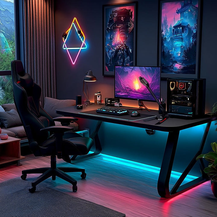 USB-gamingmikrofon med LED YouTube-streaming 1,5 m følsomhed 21 dB+3 dB NanoRS RS710