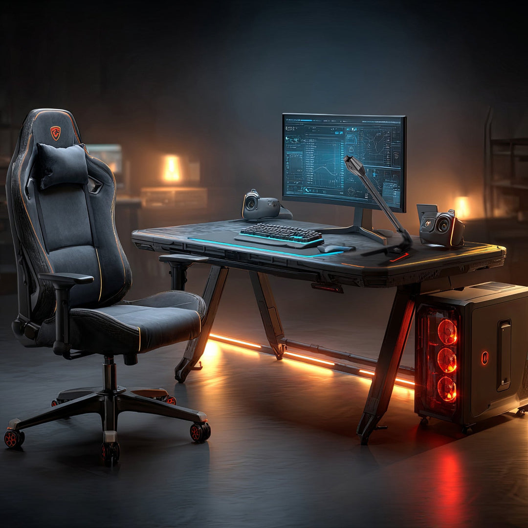 USB-gamingmikrofon med LED YouTube-streaming 1,5 m følsomhed 21 dB+3 dB NanoRS RS710