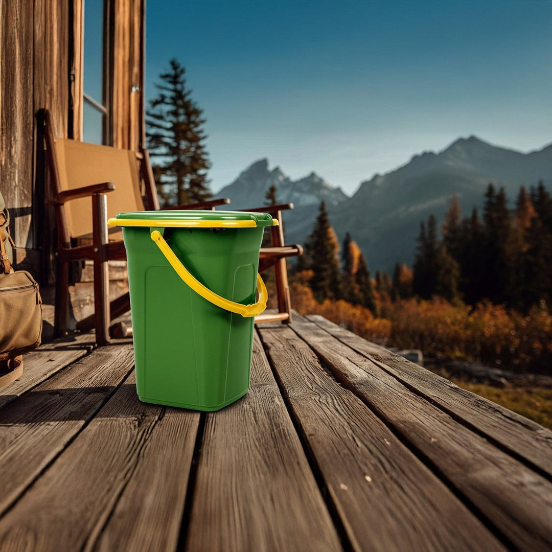 GreenBlue GB320GO rejsetoilet, mørkegrøn og orange