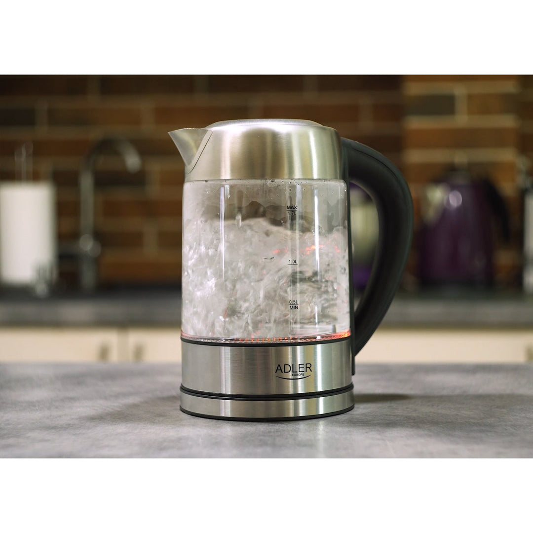 1,7 l glasvarmekande med temperaturregulering Adler AD 1247 NEW