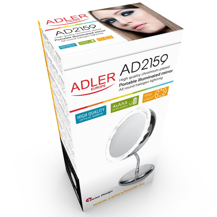 Kosmetikspejl med LED-belysning Adler AD 2159