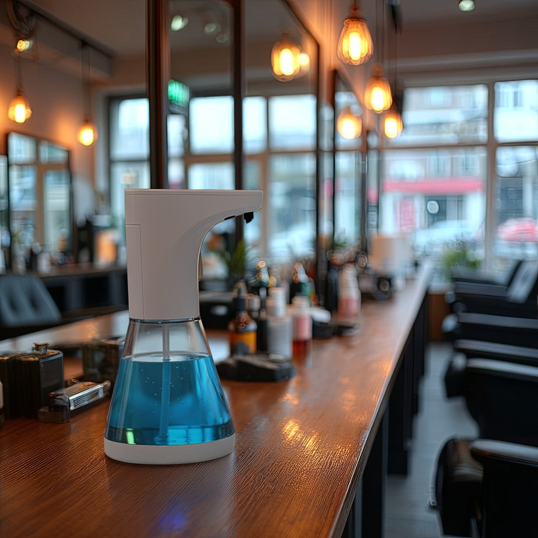 Automatisk dispenserbeholder til flydende sæbe, desinfektionsmidler og geler Promedix PR-530 480 ml, 4 AA-batterier