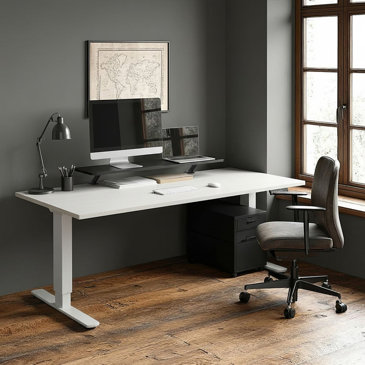 Ergo Office monitorhylde til bordplade, skrues fast, 13"~32", maks. 20 kg, ER-409
