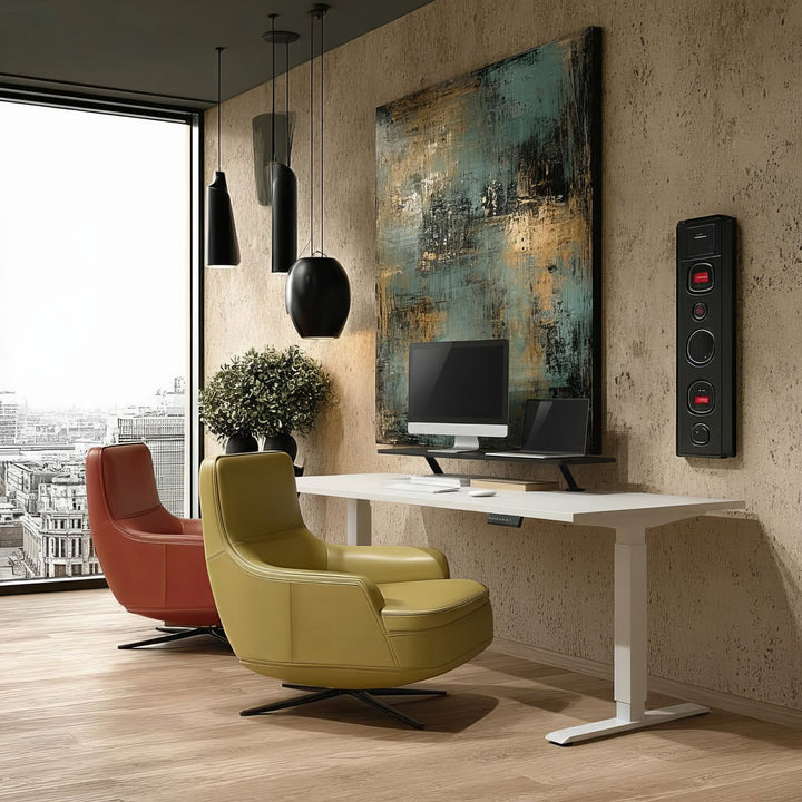 Ergo Office monitorhylde til bordplade, skrues fast, 13"~32", maks. 20 kg, ER-409