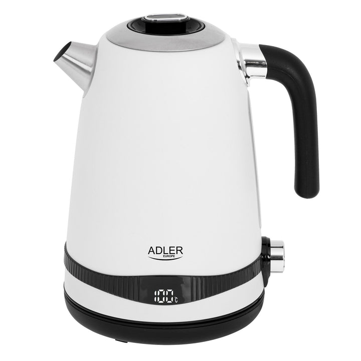 Adler elkedel, trådløs, LCD-display, 2200 W, 1,7 l, AD 1295w