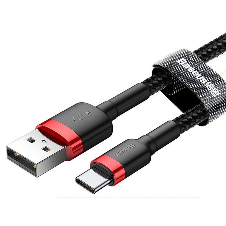 Baseus-kabel, USB type C, længde 50 cm, 3 A, sort, BASKBK46595