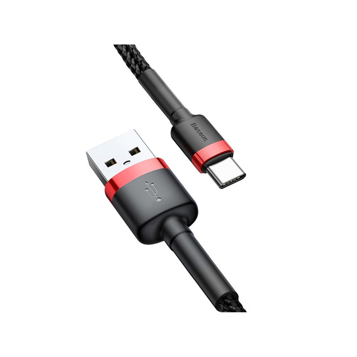 Baseus-kabel, USB type C, længde 50 cm, 3 A, sort, BASKBK46595