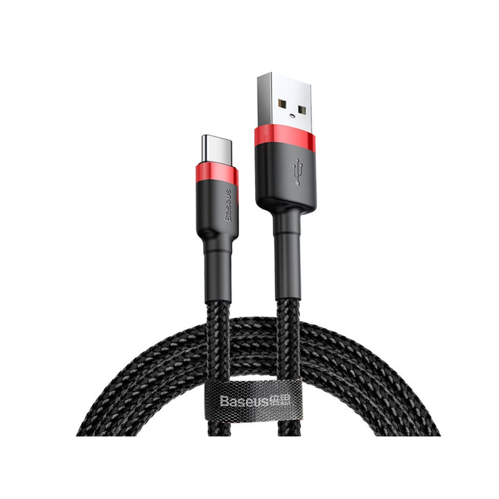 Baseus-kabel, USB type C, længde 50 cm, 3 A, sort, BASKBK46595