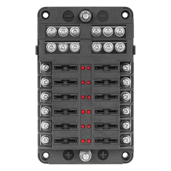 FB-12 sikringsboks med negativ skinne og LED