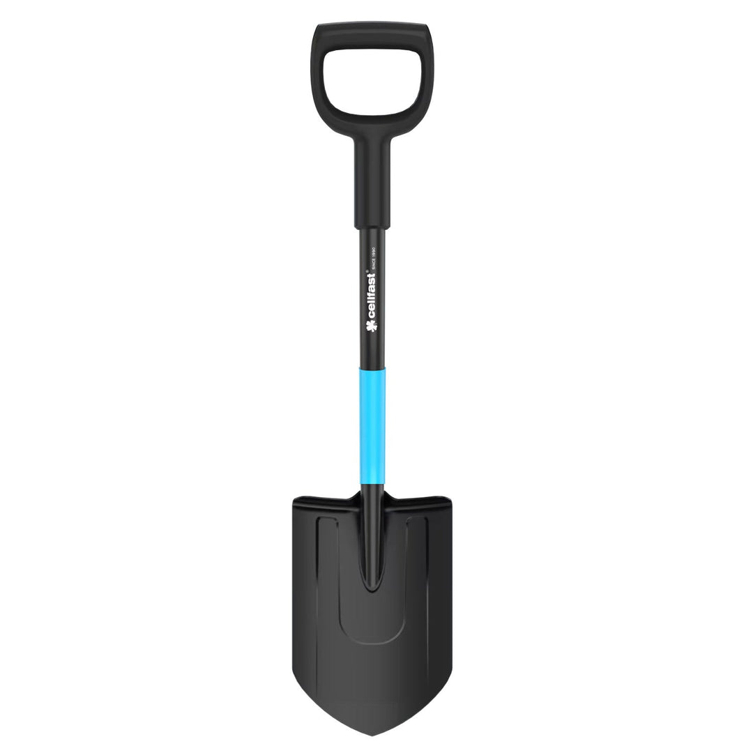 Cellfast kort spade, til arbejde i hård jord, længde 78 cm, borstål, CELLPRO